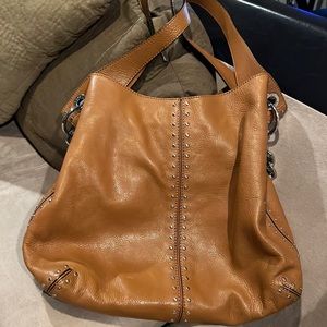 Tan slightly use Michael Kors bag